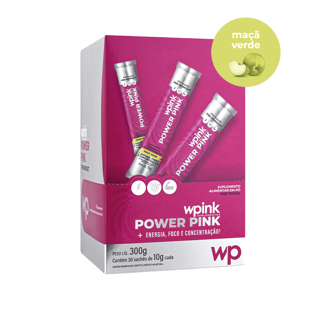 Pré-treino de maçã verde - pré-treino – 300g